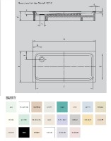 Kaldewei sprchová vanička Ambiente Duschplan XXL 75×170×6,5 cm, č. 426-1 432600010001